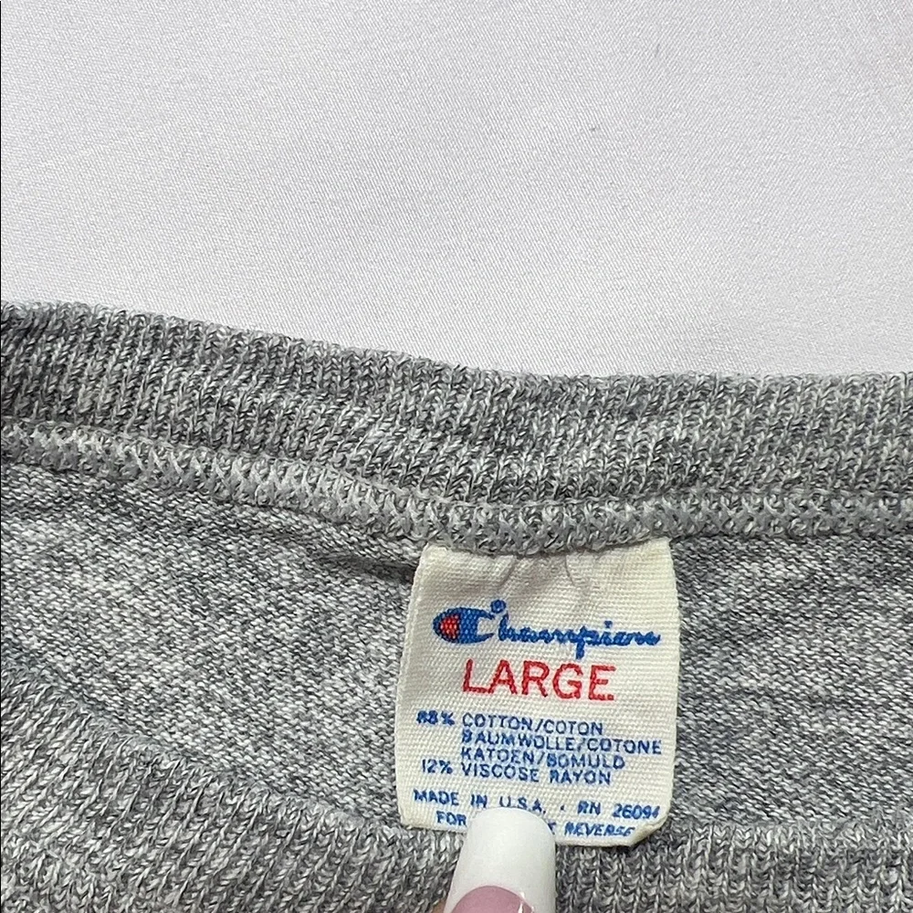 Vintage Champion Harvard Tennis T Shirt Single Stitch Made USA Large - Picture 2 of 9